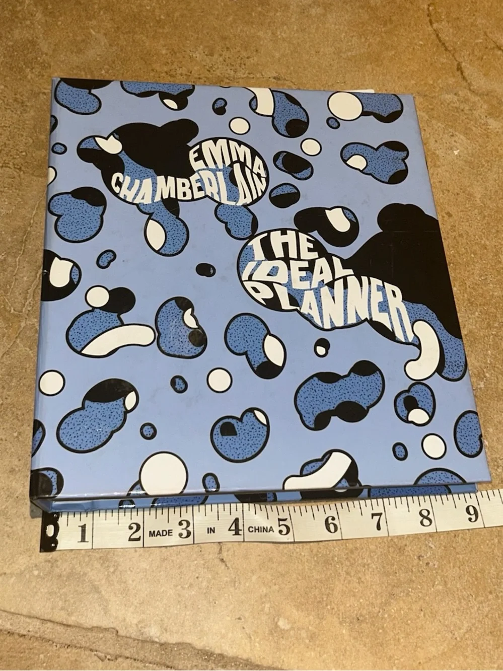Emma Chamberlain The Ideal Planner - Blue Graphic Hard Cover